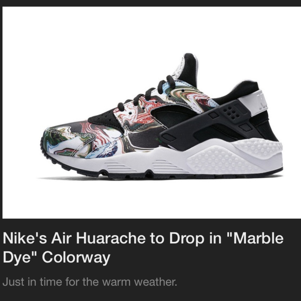 air huarache by Nike marble dye